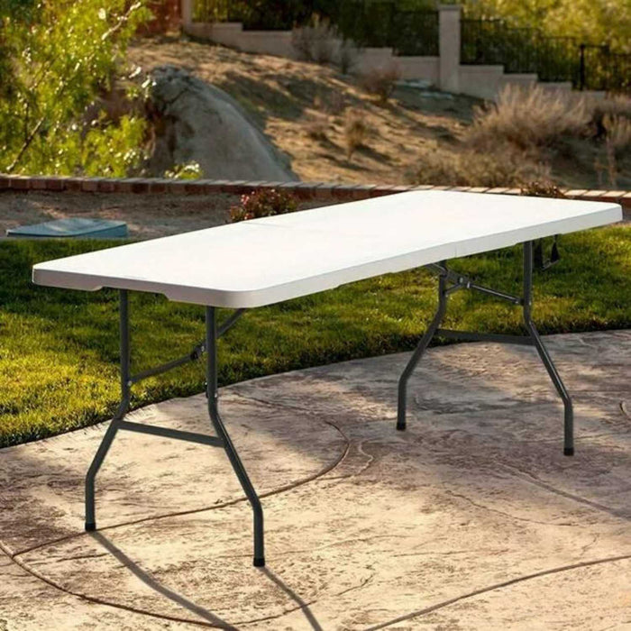 Mesa plegable 244x75x74 cm tipo maleta JH-Z244