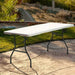 Mesa plegable 244x75x74 cm tipo maleta JH-Z244