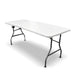 Mesa plegable 244x75x74 cm tipo maleta JH-Z244