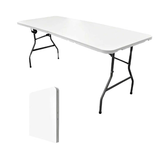 Mesa plegable 244x75x74 cm tipo maleta JH-Z244