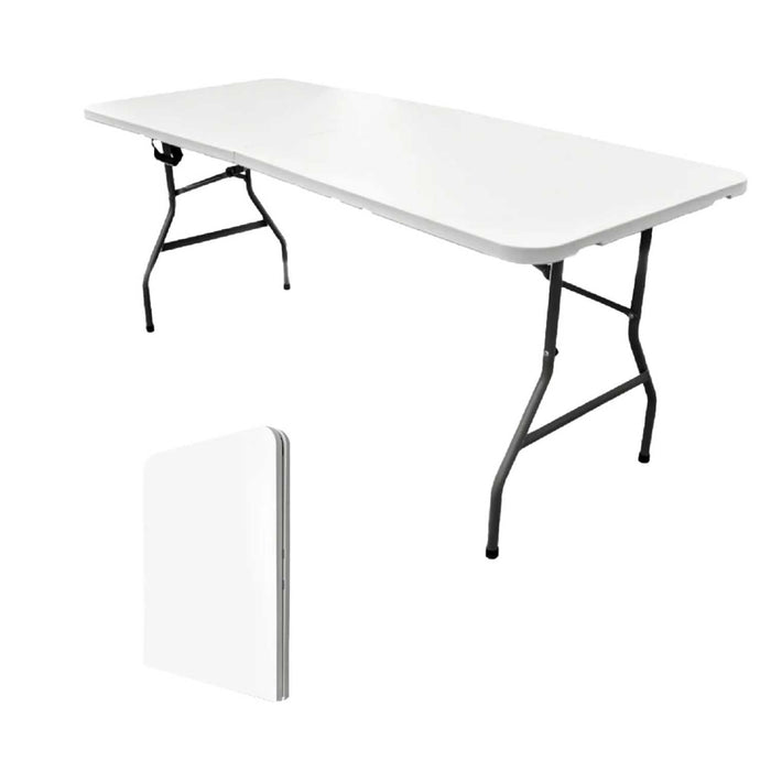 Mesa plegable 244x75x74 cm tipo maleta JH-Z244