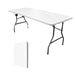 Mesa plegable 244x75x74 cm tipo maleta JH-Z244