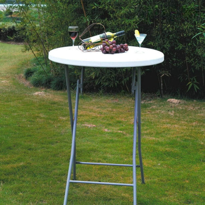 Mesa plegable portátil de interior y exterior redonda 61x74 JH-Y61