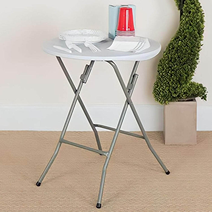 Mesa plegable portátil de interior y exterior redonda 61x74 JH-Y61