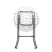 Mesa plegable portátil de interior y exterior redonda 61x74 JH-Y61