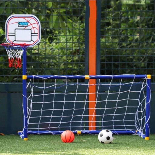 Mini arco de fútbol y basquetbol juego 2 en 1 22JTJ6192