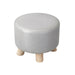 Mini puff redondo tela gris DDT6179-Gris