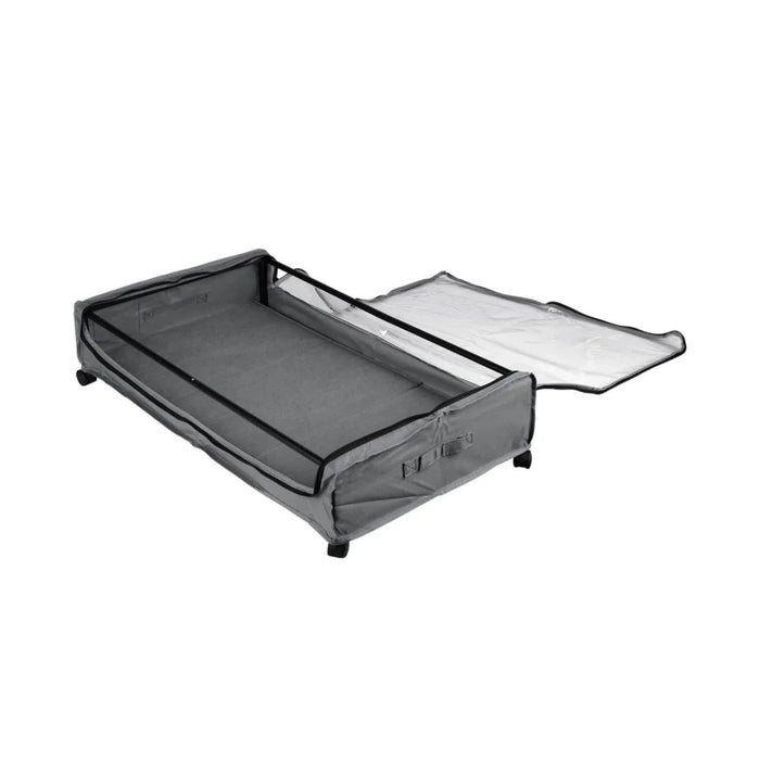 Organizador bajo cama con ruedas gris DAX1712