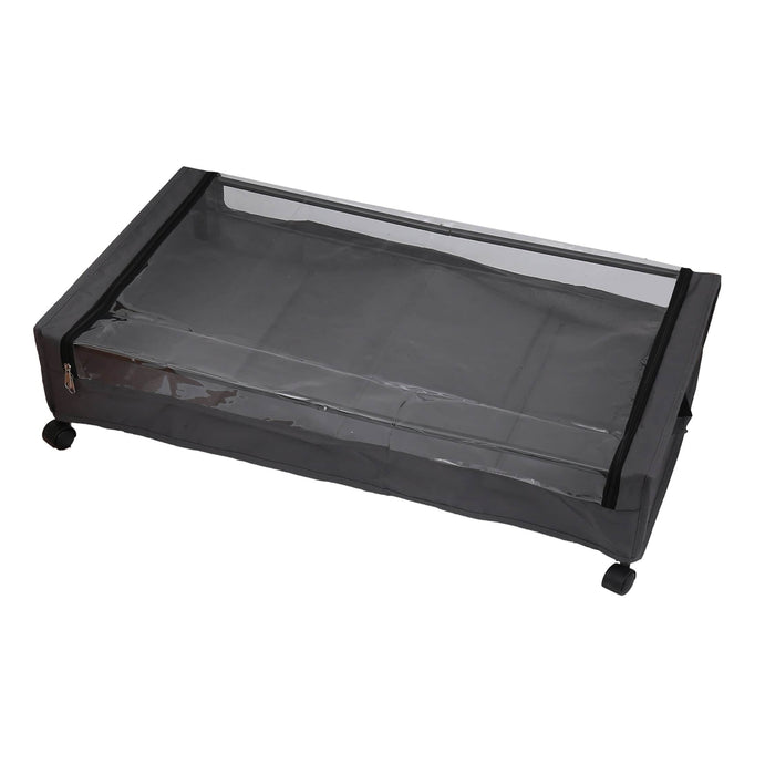 Organizador bajo cama con ruedas gris DAX1712