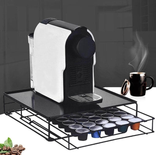 Organizador de 32 cápsulas de café negro 22YXP3220