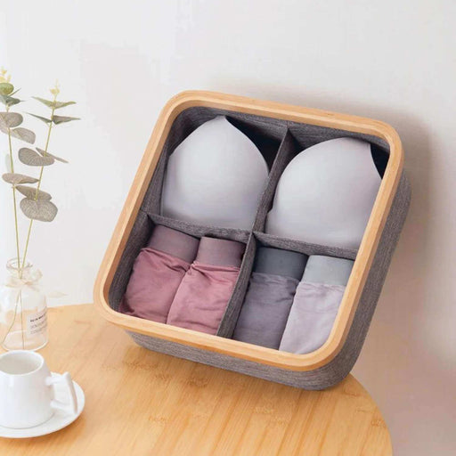 Organizador de clóset 4 divisiones de tela 30x30 cm BDT1406