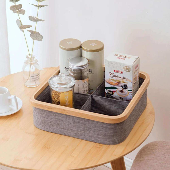 Organizador de clóset 4 divisiones de tela 30x30 cm BDT1406