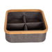 Organizador de clóset 4 divisiones de tela 30x30 cm BDT1406