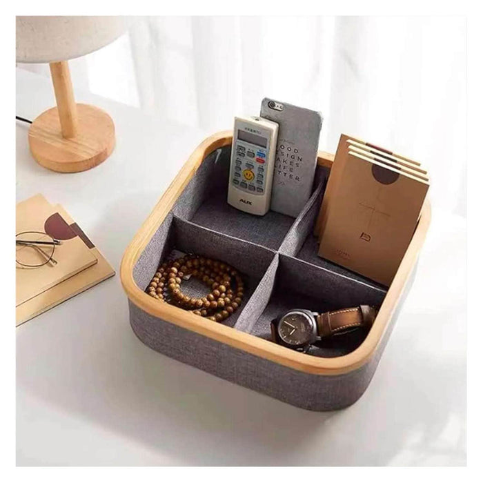 Organizador de clóset 4 divisiones de tela 30x30 cm BDT1406