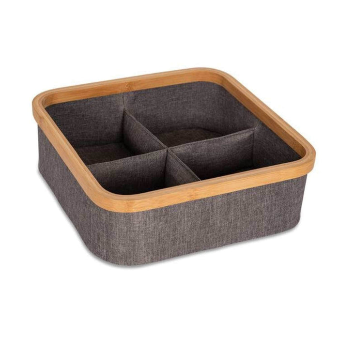 Organizador de clóset 4 divisiones de tela 30x30 cm BDT1406