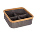 Organizador de clóset 4 divisiones de tela 30x30 cm BDT1406