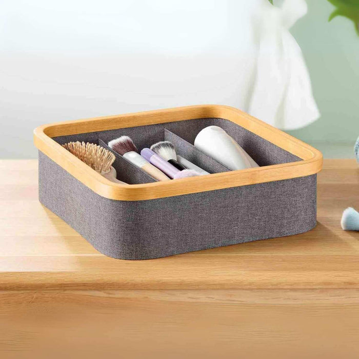 Organizador de clóset de 3 divisiones de tela BDT1405
