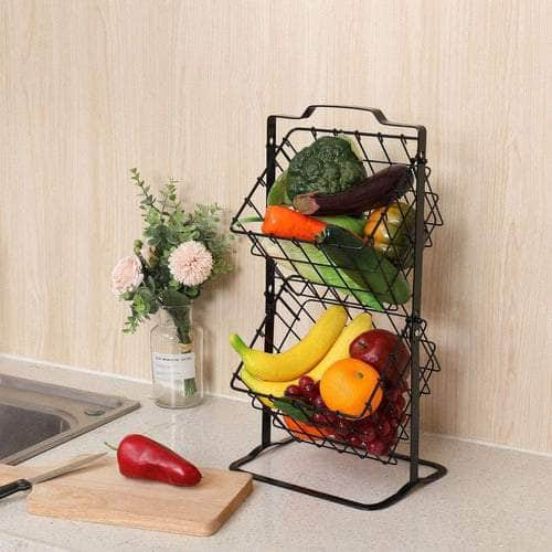 Organizador de cocina 2 niveles metálico 21JXP636