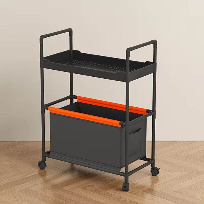 Organizador multiusos con rudas negro EDT5499