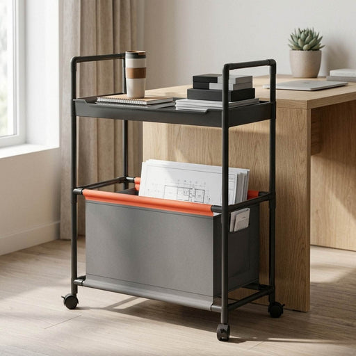 Organizador multiusos con rudas negro EDT5499