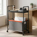 Organizador multiusos con rudas negro EDT5499