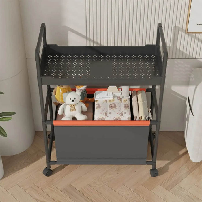 Organizador multiusos con rudas negro EDT5499