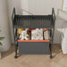 Organizador multiusos con rudas negro EDT5499