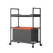 Organizador multiusos con rudas negro EDT5499