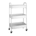Organizador repisa de 3 niveles rodante de metal 20JXP1700