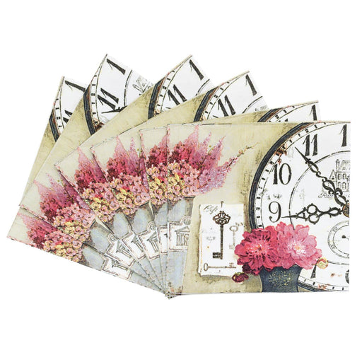 Pack 4 Paquetes De Servilletas Diseño Rosa Y1254-1-2X4