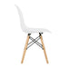 Pack 4 sillas eames color blanco FXP3566BL-4