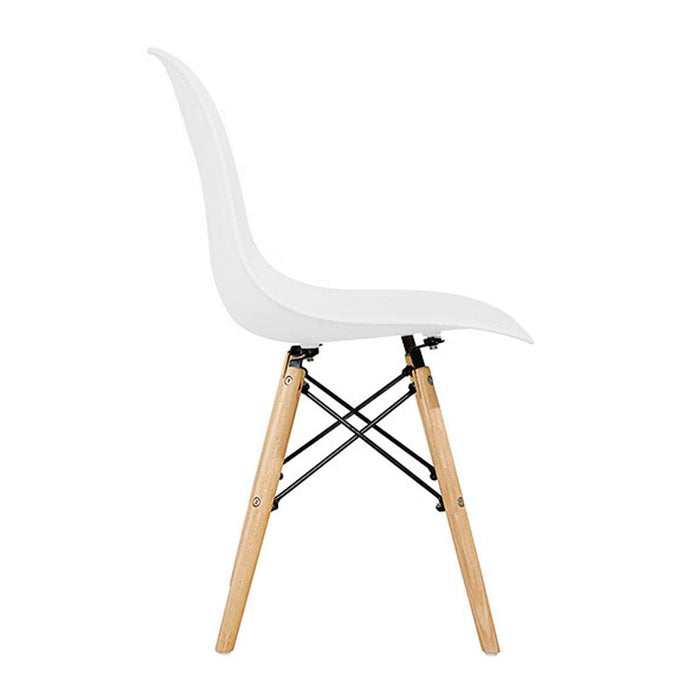 Pack 4 sillas eames color blanco FXP3566BL-4