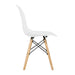 Pack 4 sillas eames color blanco FXP3566BL-4