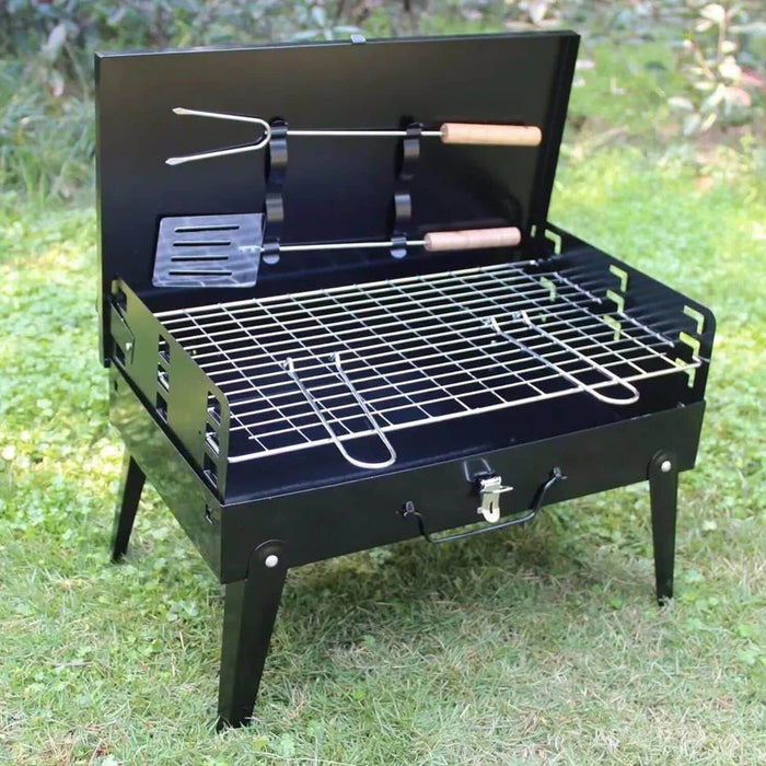 Parrilla portátil a carbón tipo maleta FXP180