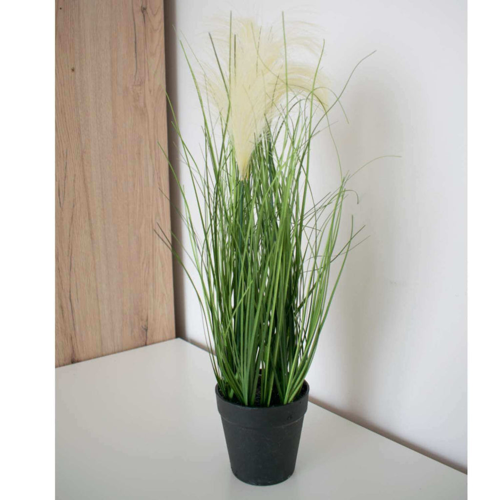 Pasto artificial con maceta 56 cm