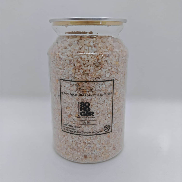 Piedras decorativas granito beige 700 gr HS2507