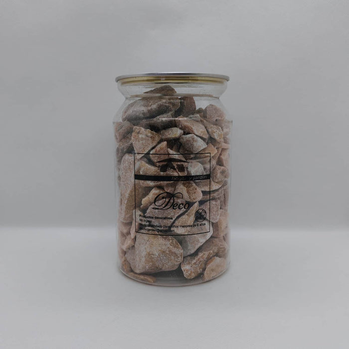 Piedras decorativas rosa 1360 gr 201011262rosadoarcilla