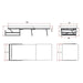 Pouf cama funda arena 24FP-ARENA