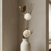 Ramo varas mix flores preservado crema 90 cm 25-6534Crema