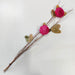 Ramo varas mix flores preservado fucsia 90 cm 25-6534Fucsia