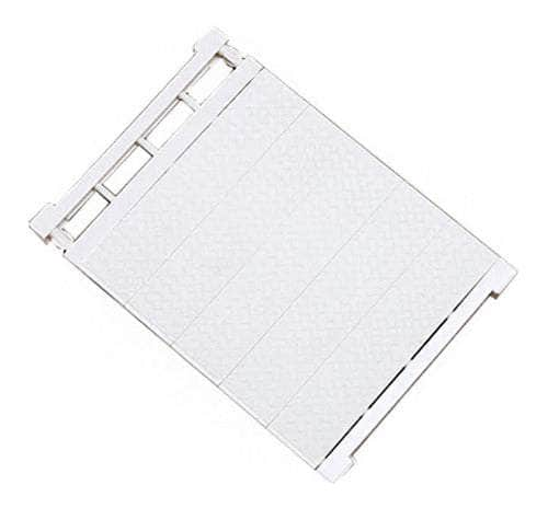 Repisa organizadora ajustable de 75 a 120 cm blanco 20JXP623-BL