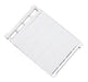 Repisa organizadora ajustable de 75 a 120 cm blanco 20JXP623-BL