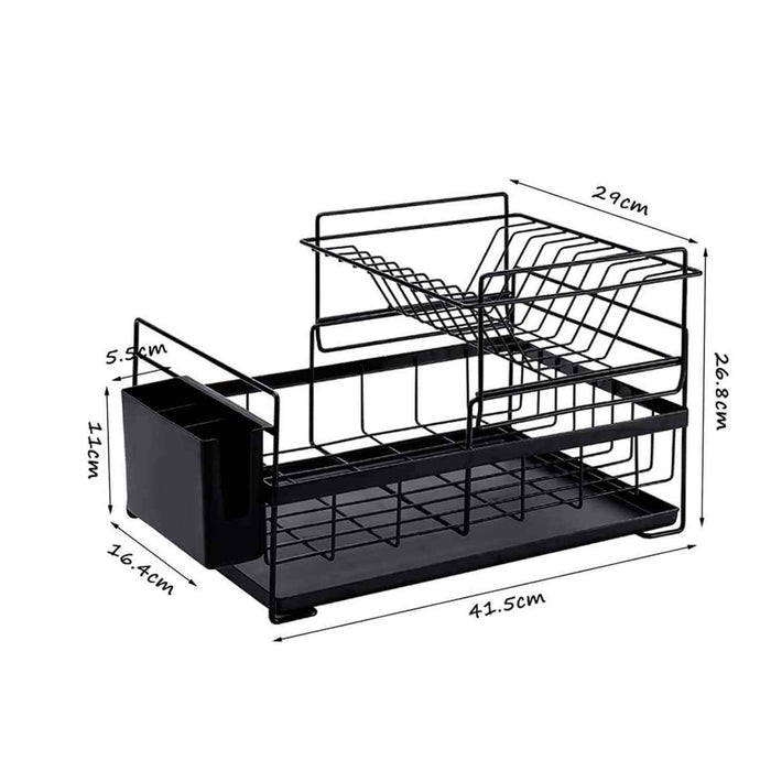 Secaplatos de acero inoxidable negro 20JXP1202