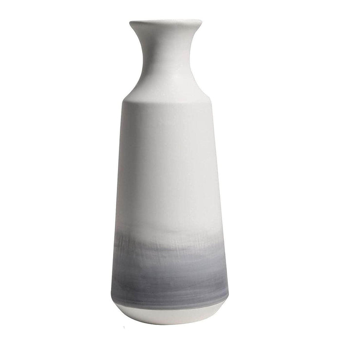 Set 2 jarrones de cerámica degradada gris TLS20HP005