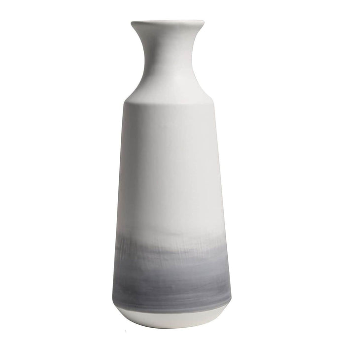 Set 2 jarrones de cerámica degradada gris TLS20HP005
