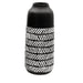 Set 2 jarrones de cerámica diseño espiga negra TLS19HP027-B
