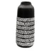 Set 2 jarrones de cerámica diseño espiga negra TLS19HP027-B