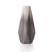 Set 2 jarrones geométricos de cerámica gris TLS19HP003