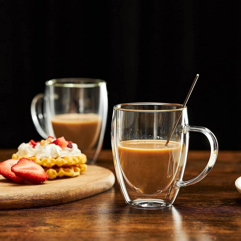 Mug de Vidrio Doble Pared 350 ml