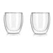 Set 2 vasos de café vidrio doble pared 300 ml 20JXP1422